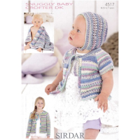 SLX 4517 Cardigan, Bonnet & Blanket